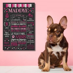 Personnalised Birthday Chalk Board for dogs